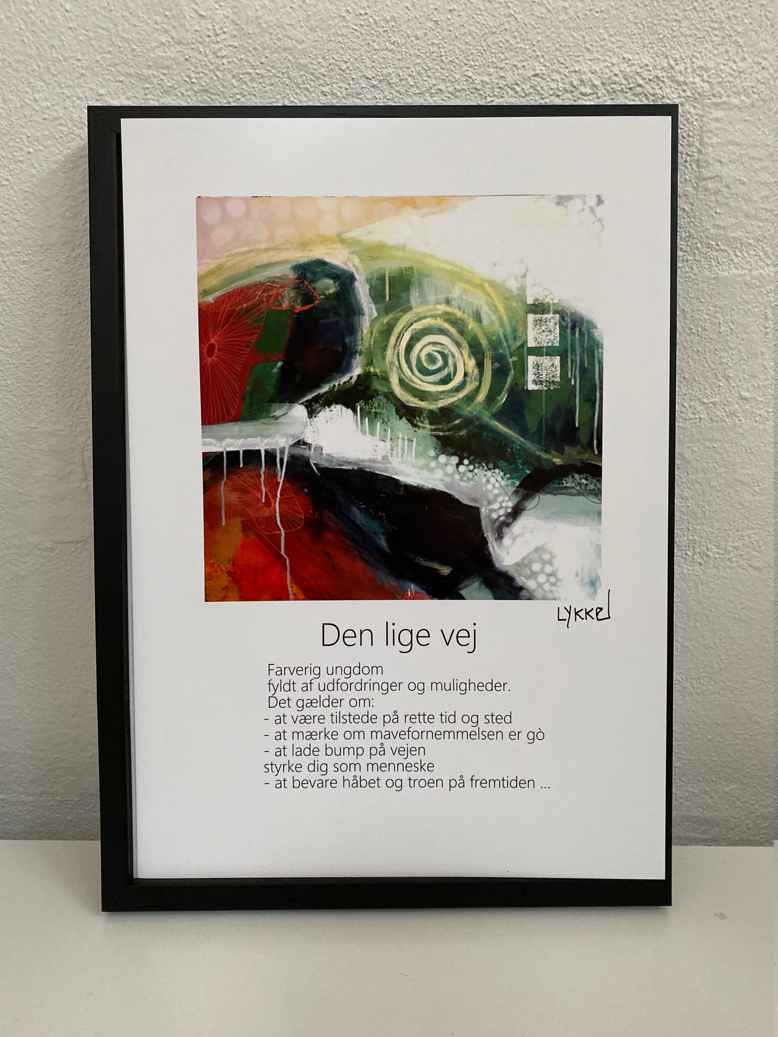 Fotoprint – Lige Vej - lykkeuro.dk